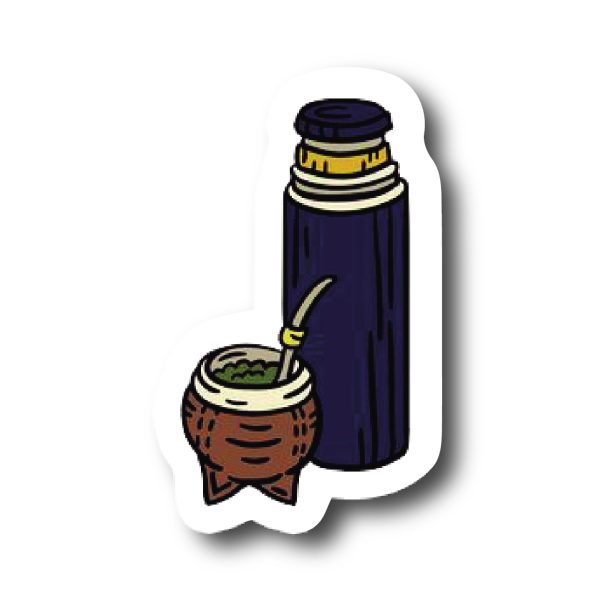 Premium 6cm Stickers: Argentine Tradition - UV Resistant Decals for Thermos and Mate