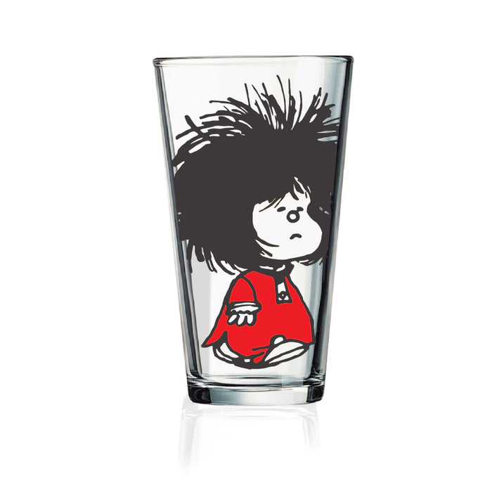 Argentinian Comic Glass - Mafalda Despeinada | Unique Collectible