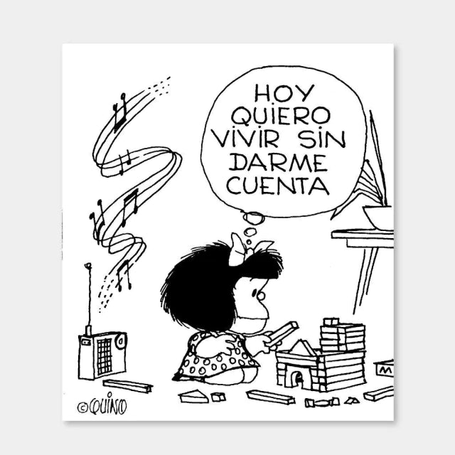 Argentinian Comic Magnet - Comic Art, 9.5 cm x 8 cm - Urgent Humor