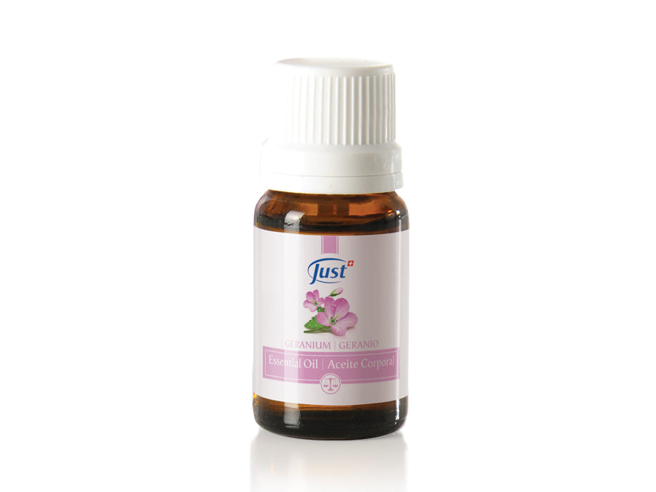 Just | Aroma Frutal Geranium Essential Oil for Women | Dermatologically Tested - Organic Beauty | 10 ml / 0.33 fl oz