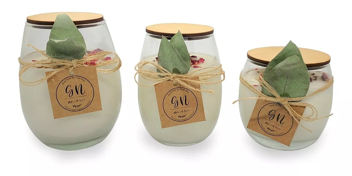 Aromatic Soy Wax Candle Set - Fragrant Delights