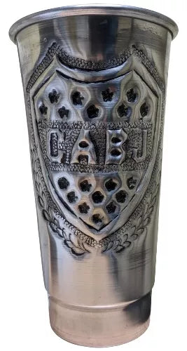 Artisanal 1.3L Cincelado Boca Juniors Fernetometro Glass - Authentic Craftsmanship