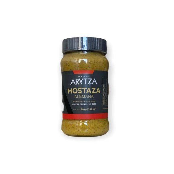 Arytza Mostaza Alemana Premium Mustard German Style Bitter & Soft Flavor - Gluten Free, 360 g / 12.7 oz