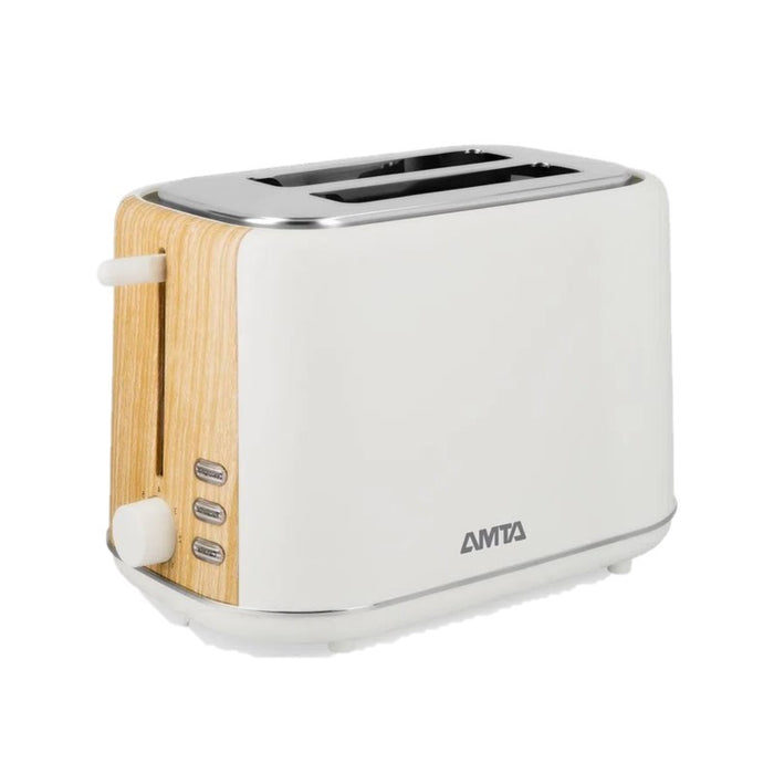 Atma Plastic Material Toaster with Cable Storage, Cancel - Reheat - Defrost Functions - 800 W