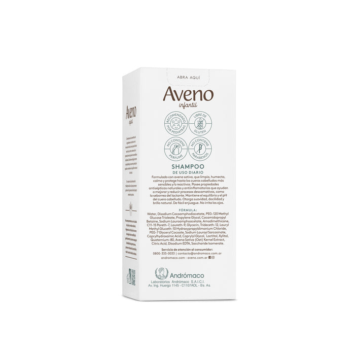 Aveno | Gluten-Free Baby & Kids Shampoo: Nourish and Protect Your Baby's Scalp with Aveno's Gentle Formula | 250 ml / 8.45 fl oz