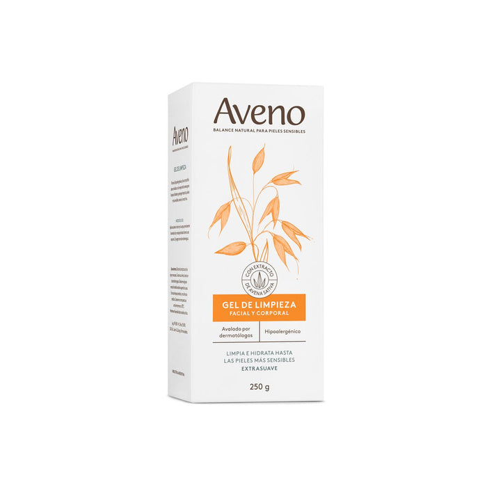 Aveno | Gluten-Free Cleansing Gel: Moisturize and Protect Your Skin with this Facial and Body Formula | 250 g / 8.81 fl oz