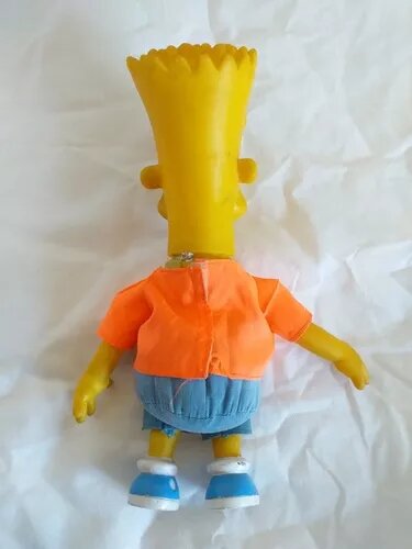 Bart Simpson Muñeco Plush and Rubber Doll from the Year 93 Original