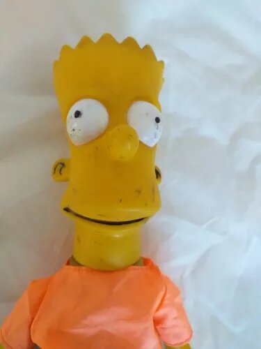 Bart Simpson Muñeco Plush and Rubber Doll from the Year 93 Original
