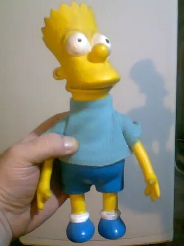 Bart Simpson Muñeco Retro No Mego Doll + Retro Advertising Sticker Kxz