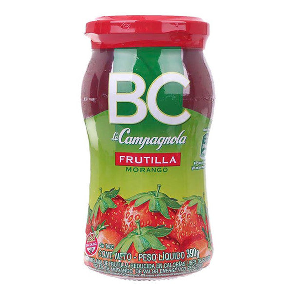 BC La Campagnola Mermelada De Frutilla Light Marmalade Strawberry Jam, 390 g / 13.75 oz