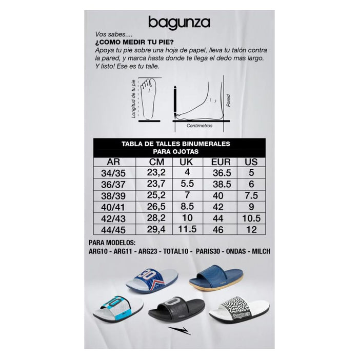 Bagunza Official Milch Model Sandals- Stylish Ojotas for Unmatched Comfort