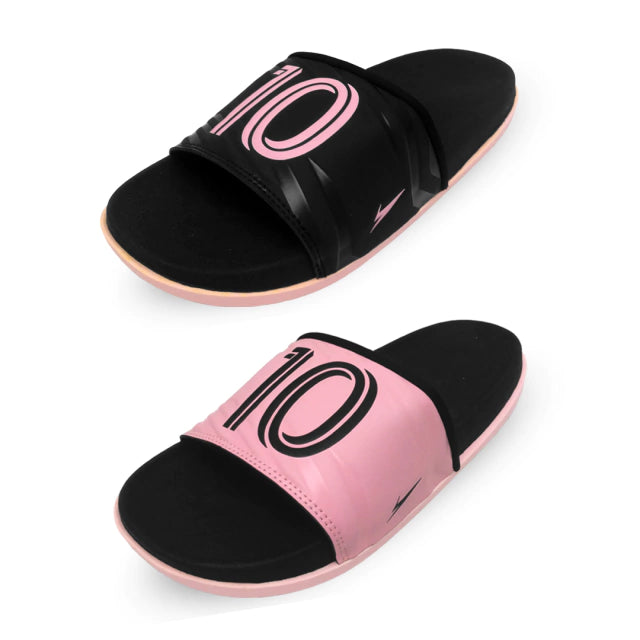 Bagunza Official Model MIAM10 Adult's Flip Flops, Inter Miami FC Messi  - Stylish Sandals