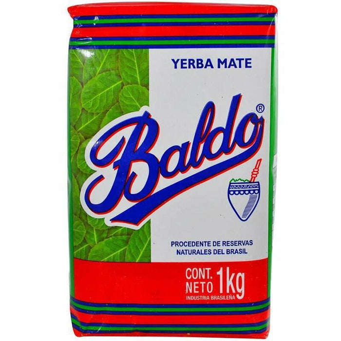 Baldo Yerba Mate Uruguayan Traditional Cut Uruguay Yerba, 1 kg / 2.2 lb (pack of 3)