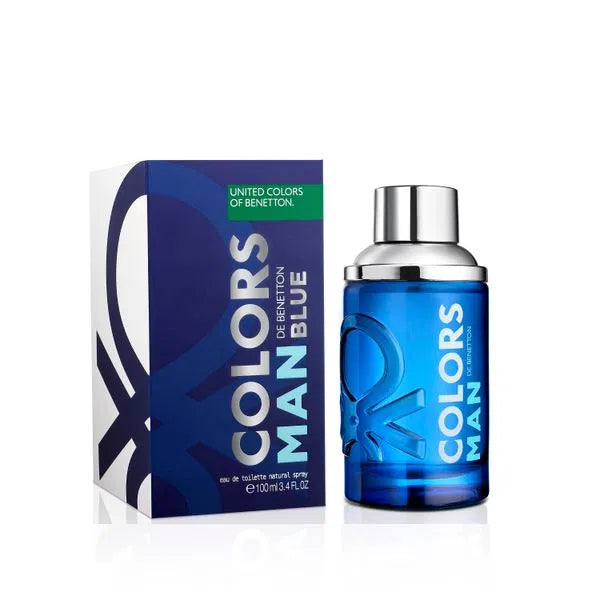 Benetton Colors Blue Man x 100 ml Captivating Citrus - Fresh Aroma - Young & Masculine Fragrance, Sensual & Penetrating