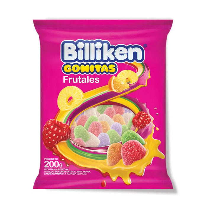 Billiken Gomitas Frutales Fruit Candies Gummies, 200 g / 7 oz