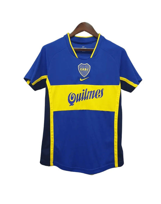 Boca Juniors Home 2001 Shirt – Retro Jersey | Adapted Design Vintage Style