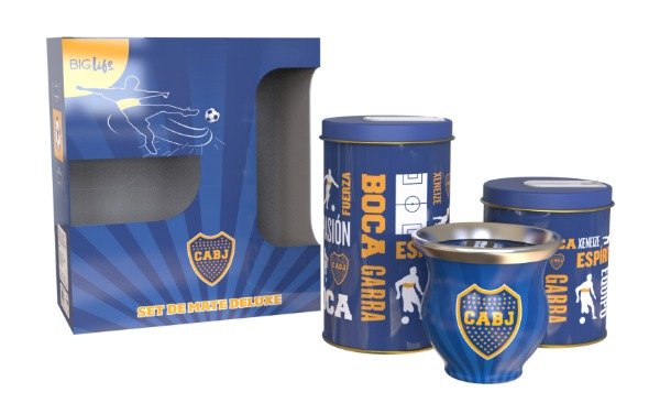 Boca Juniors Official Deluxe Mate Set - Premium Argentine Mate Kit