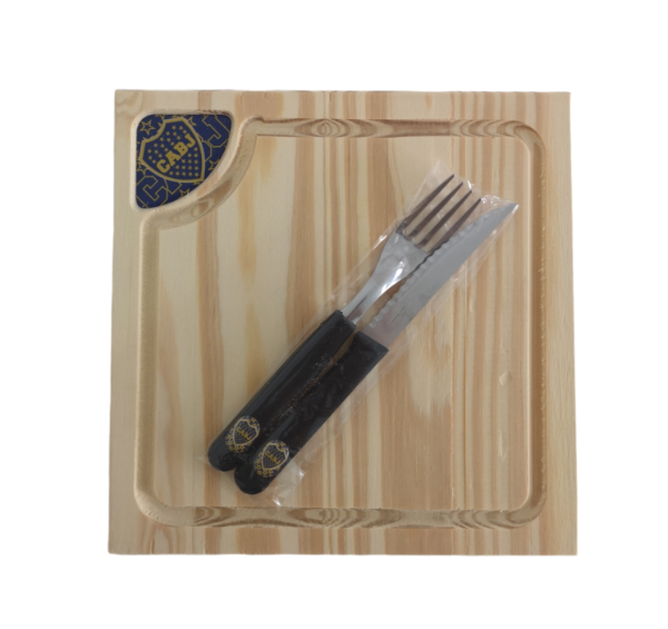 Boca Juniors Official Grill Table with Cutlery Set - Premium Quality