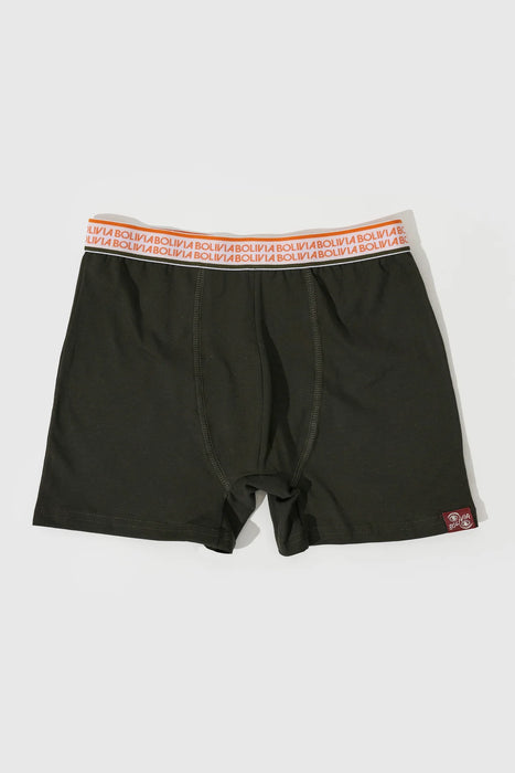 Bolivia Divina | Comfortable & Soft Green Boxers - Simple Design for Everyday Ease