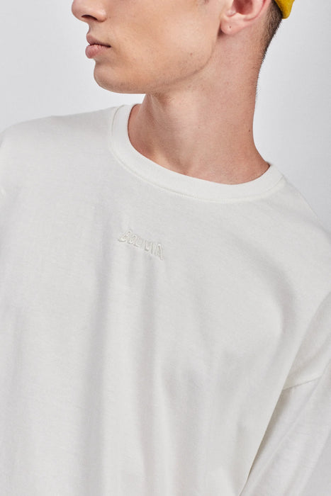 Bolivia Divina | Minimalist Embroidered Oversized Shirt - 100% Cotton Comfort