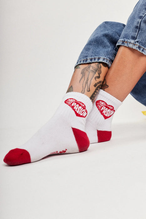 Bolivia Divina | Modern Design Mid-Calf Cotton Socks | 100% Cotton | Passionate Style