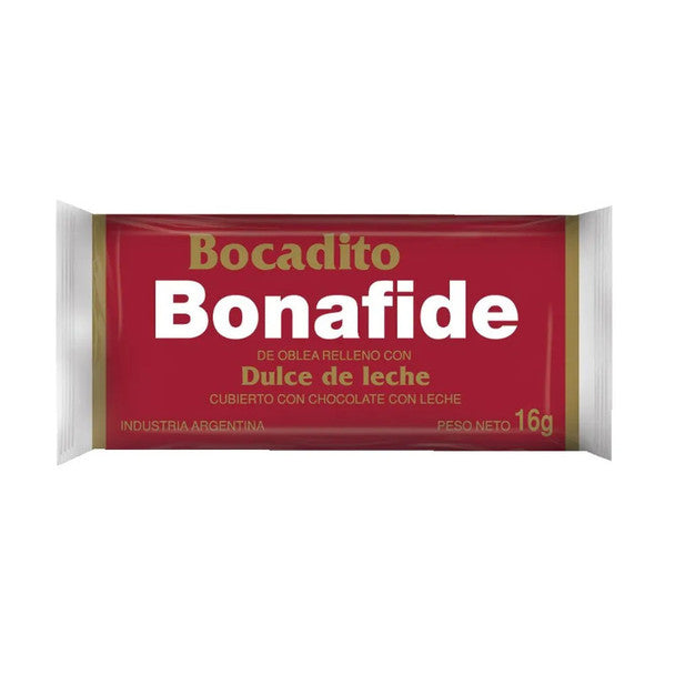 Bonafide Dulce de Leche Bocadito Bite Traditional Bombón for Sharing (box of 24)