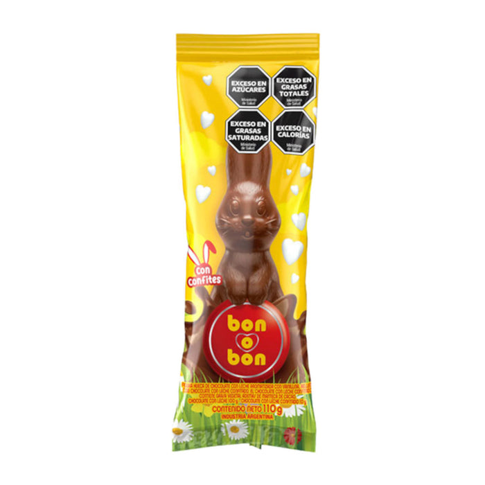 Bon o Bon Milk Chocolate Bunny Delicious Easter Treat Conejitos de Chocolate con Leche, 110 g / 3.88 oz