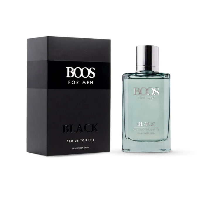 Boos Black EDT - 100 ml 3.4 fl.oz | Men's Fragrance for Timeless Elegance