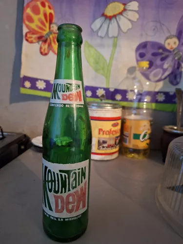 Collectible Bottle of the Mountain Dew Brand of 284 ml, Collectible and Old