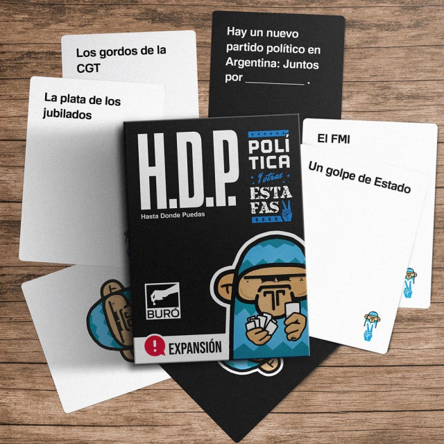Buró | Card Game - H.D.P Extensions - Sexo, Politica, Religion y Fútbol ( you need the original H.D.P to be able to play )