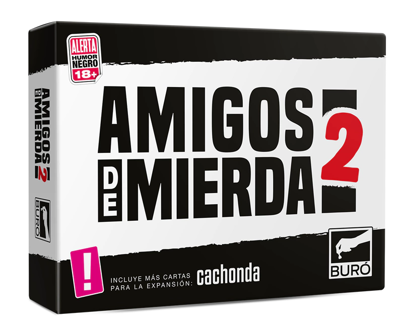 Buró | Card Game: Amigos de Mierda 2 - Ages 18+ | 2 - 32 Players