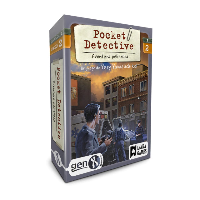 Buró | Card Game: Pocket Detective Case 2 - Thrilling Adventure - Ages 12+ | Up to 6 Players