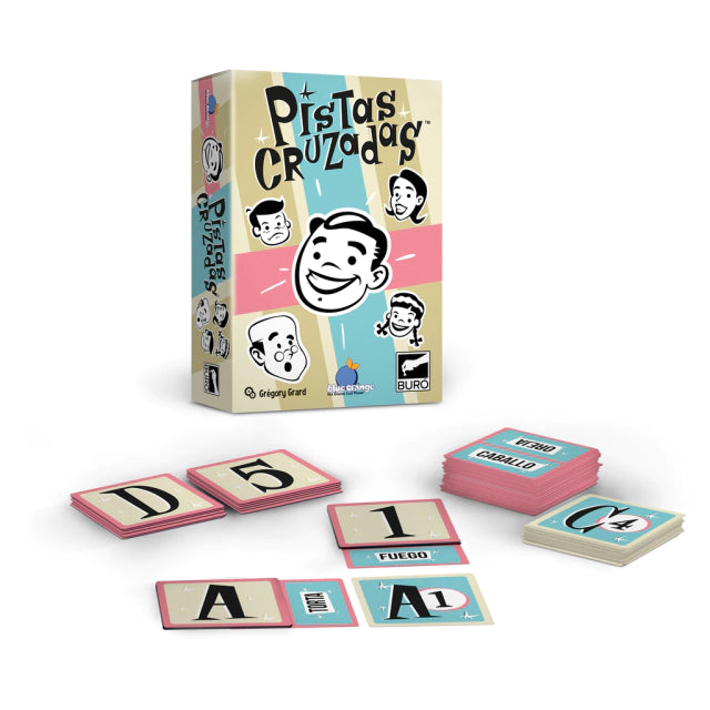Buró | Crossword Clues Cooperative Board Game - Ages 7+ | Juego de Cartas
