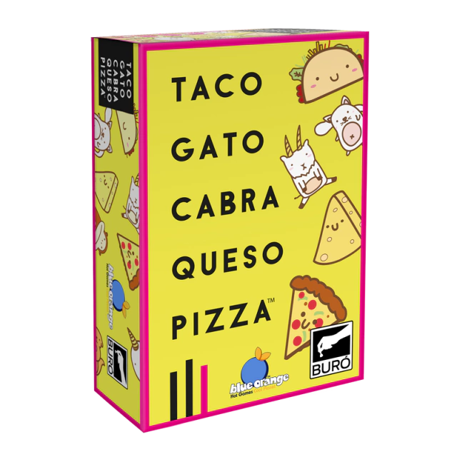 Buró | Tabletop Board Game Set - Taco, Gato, Cabra, Queso, Pizza - Family Fun | Juego de Cartas