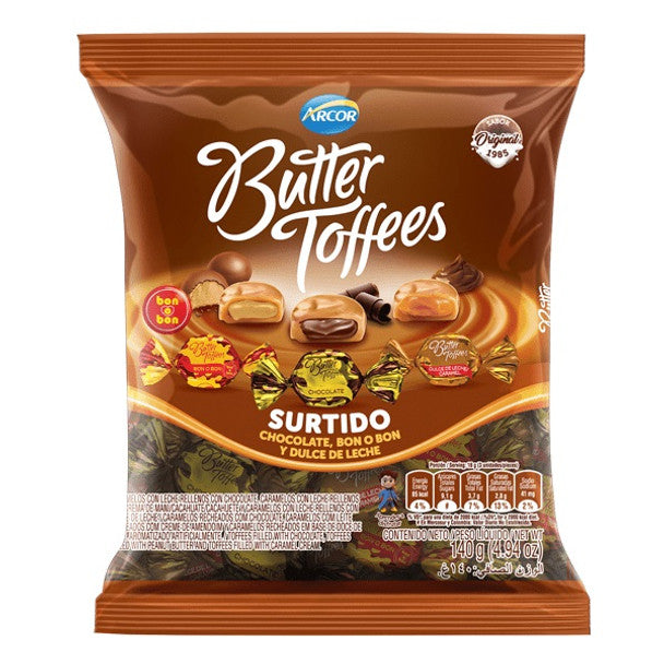 butter toffees chocolate