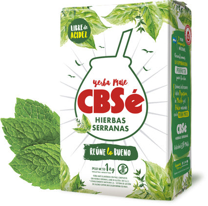 CBSé Yerba Mate Hierbas Serranas, 1 kg / 2.2 lb — Latinafy