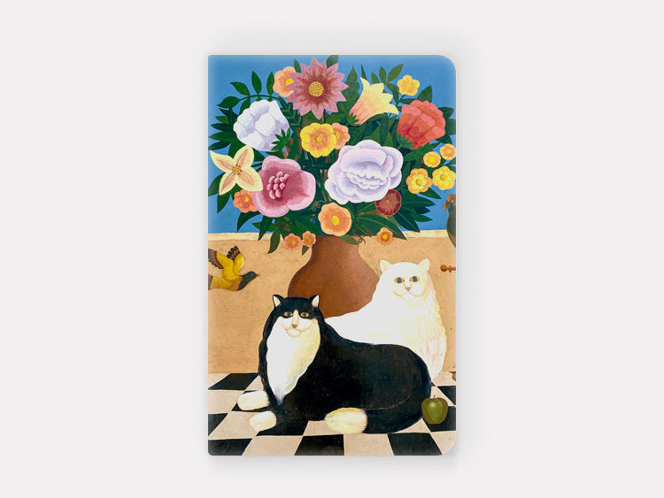 Cuaderno Grande: Diseño Dos Gatos, 21cm x 13cm - Calidad Premium para Tu Viaje Creativo