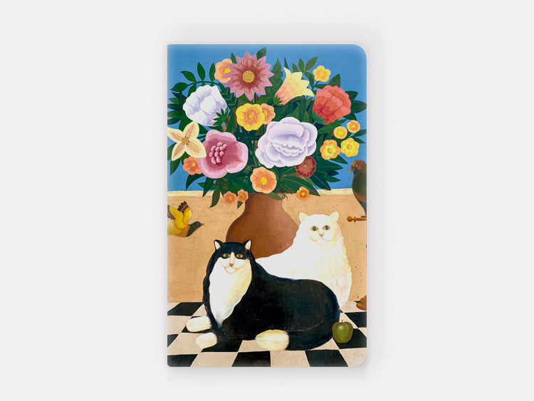 Small Notebook: Two Cats Design, 14 cm x 9 cm - Perfect for On-the-Go Sketching and Notes