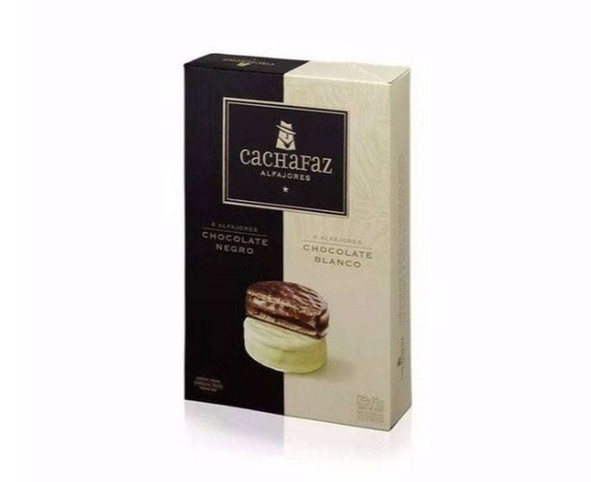 Cachafaz Alfajor (Chocolate con Leche y Chocolate Blanco) 720 g / 25 oz (caja mixta de 12) 