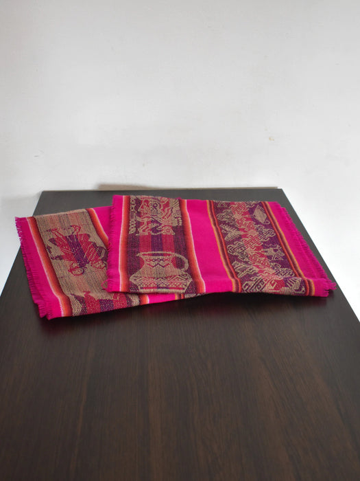 Camino De Aguayo Inca Long: Handwoven Table Runner for Home Decor (Various colors)