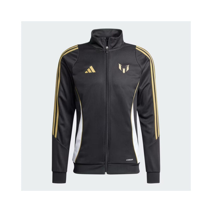 Adidas Messi Sports Jacket - AEROREADY, Black, 100% Recycled Polyester