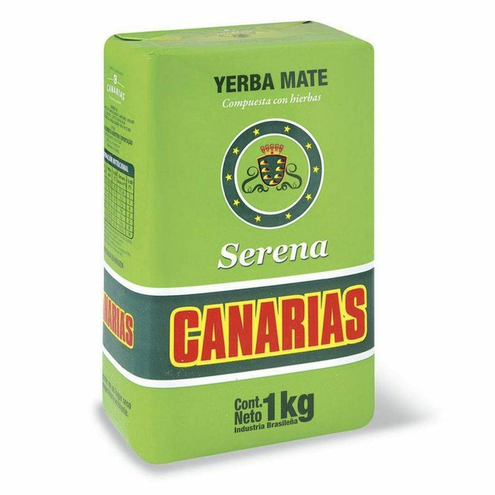 Canarias Yerba Mate Serena Uruguay Yerba, 1 kg / 2.2 lb