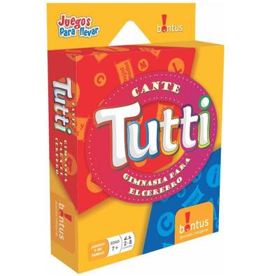 Canté Tutti Juego De Cartas Tutti Frutti Gimnasia Para El Cerebro Jogo de tabuleiro de cartas de raciocínio rápido da Bontus (espanhol) 