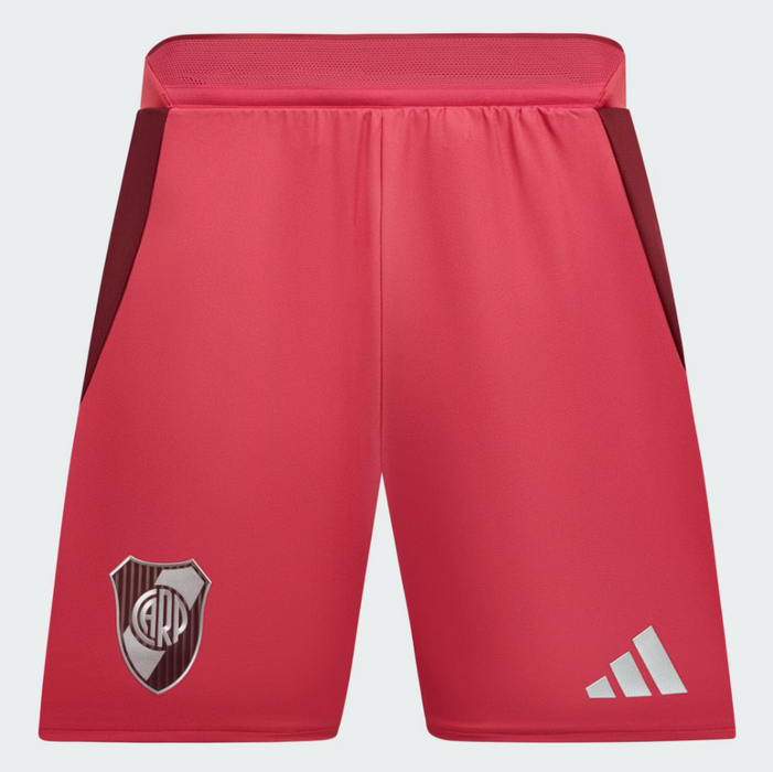 Adidas River Plate Alternate Shorts 24/25 Player Version – Classic Fit, Elastic Waist, HEAT.RDY, Wild Pink, 100% Recycled Polyester