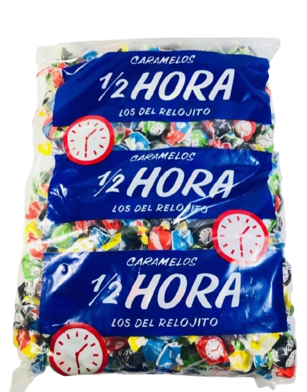 Caramelos 1/2 Media Hora Anís Hard Candies Anise Flavor Traditional, 800 g / 28.2 oz bag