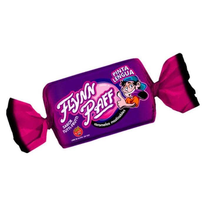 Caramelos Flynn Paff Pinta Lengua Tutti Frutti Flavored Soft Candy, 560 g / 19.75 oz Box