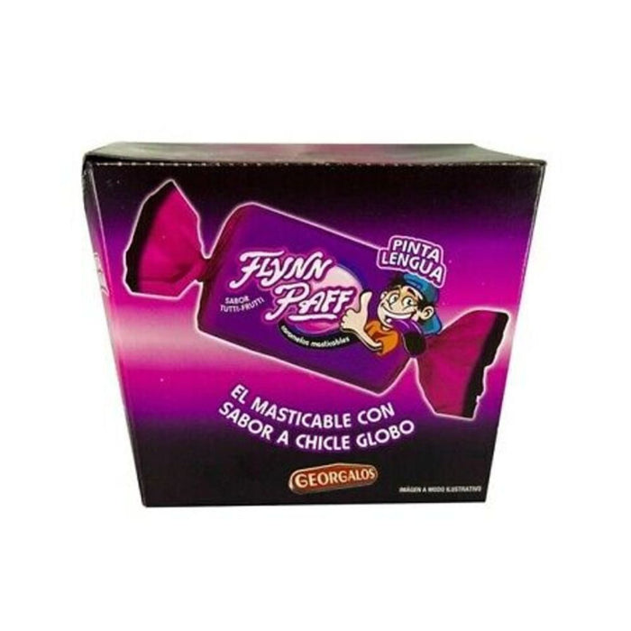 Caramelos Flynn Paff Pinta Lengua Tutti Frutti Flavored Soft Candy, 560 g / 19.75 oz Box