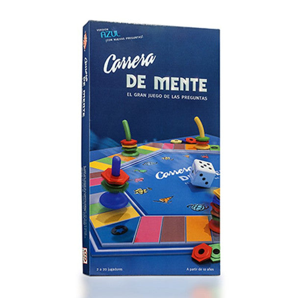 Carrera de Mente Trivia Board Game Questions & Answers Friendly Party Game by Ruibal (Spanish)