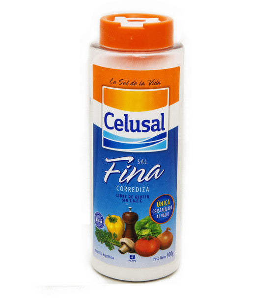 Celusal Sal Fina Salero De Mesa Salt Bottle, 500 g / 1.1 lb