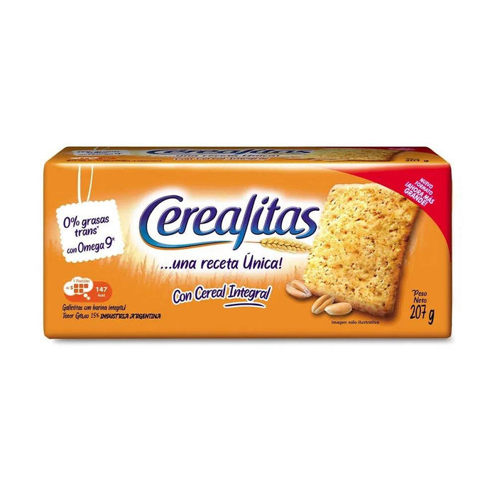 Cerealitas Wholegrain Crackers Galletitas, 207 g / 7,1 oz (pacote com 3) 
